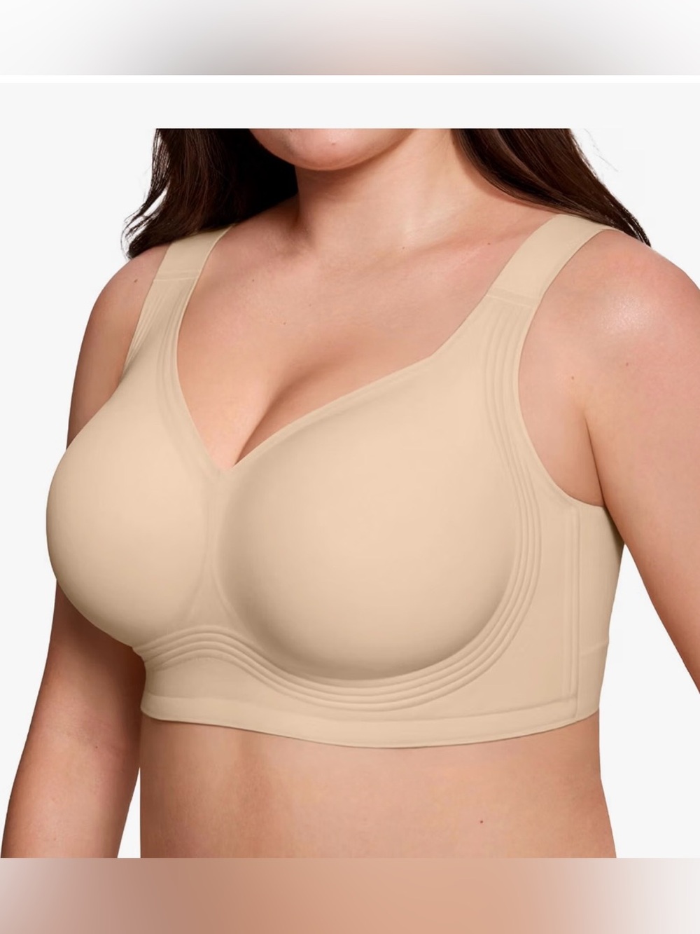 ProKloud Jelly Bra~ Women~XLarge~Wireless~Skin Color~Butter Soft~New with Tags